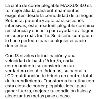 Máquina de Correr Eléctrica Plegable