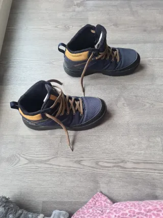 Botas de senderismo decatlhon impermeables, azules