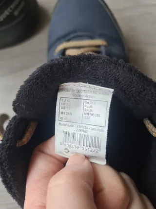 Botas de senderismo decatlhon impermeables, azules