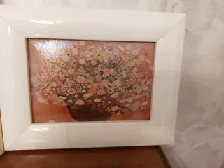 4 Cuadros decorativos florales