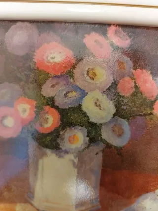 4 Cuadros decorativos florales