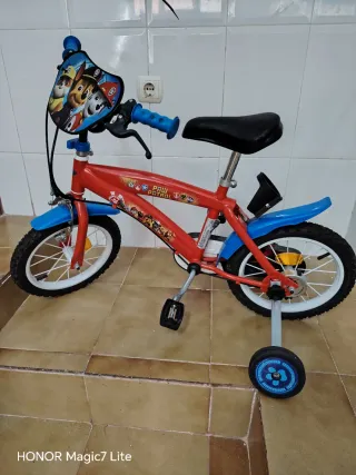 Bicicleta infantil Paw Patrol