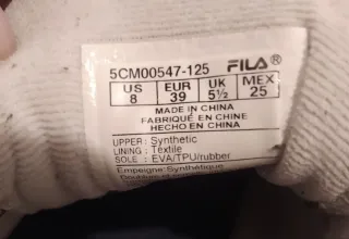 Zapatillas Fila Blancas