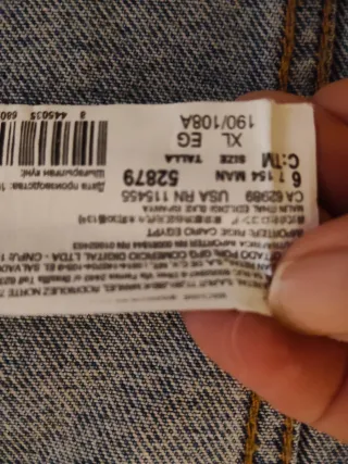 Chaqueta Vaquera Hombre