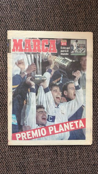 Periódicos Real Madrid Intercontinental 1998