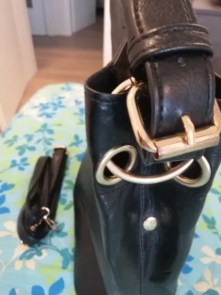 Borsa nera made in Italy usata 1 volta