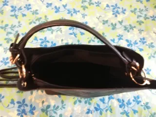 Borsa nera made in Italy usata 1 volta