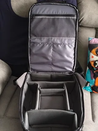 Mochila DronePack Gris para Drones y Fotografía