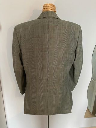 Blazer Vintage Lana Tartan Made In Italy