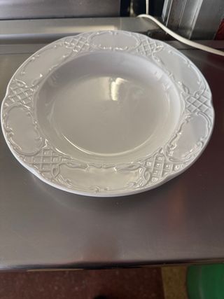 PLATO HOSTELERÍA BLANCO