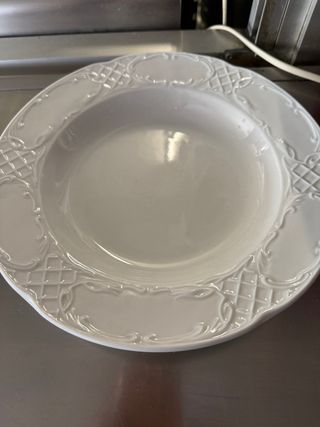 PLATO HOSTELERÍA BLANCO