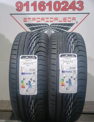 4UD 205 55 16 Y UNIROYAL RUEDA NUEVA YA MONTADA