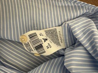 Camisa Scalpers entallada rayas azules M