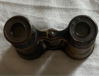 Binoculares franceses 1910 con estuche de cuero