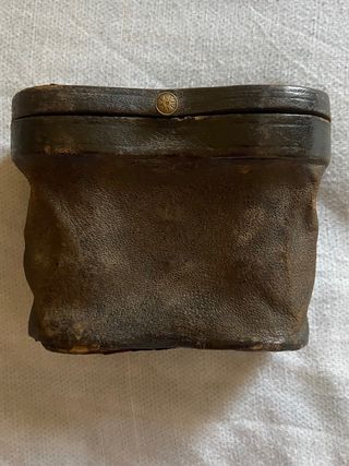 Binoculares franceses 1910 con estuche de cuero