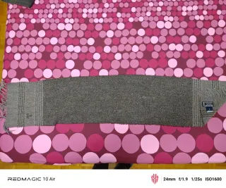 Sciarpa Trussardi lana grigia