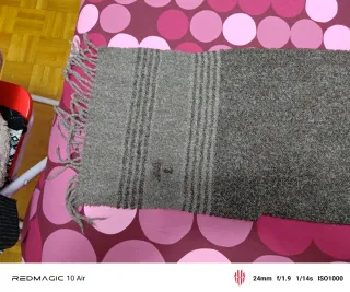 Sciarpa Trussardi lana grigia