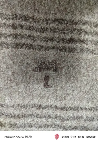 Sciarpa Trussardi lana grigia