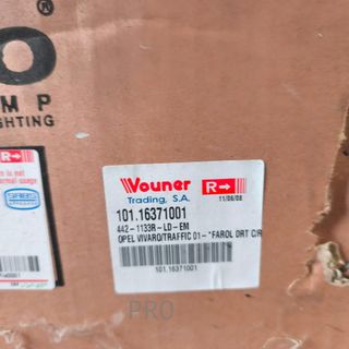 FARO DERECHO OPEL / RENAULT NUEVO 10116371001