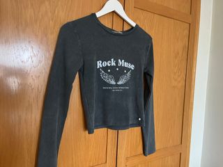 Camiseta manga larga Brownie gris