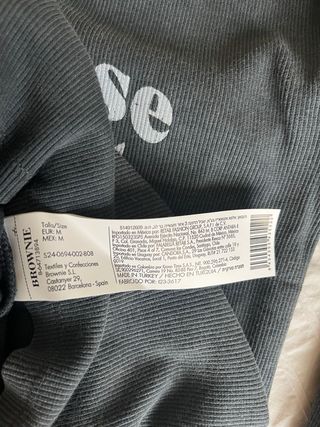 Camiseta manga larga Brownie gris