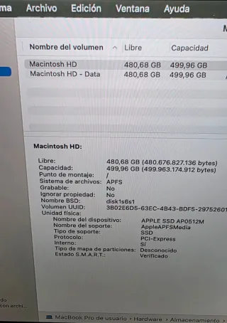 MacBook Pro 15 2018 i7 16GB