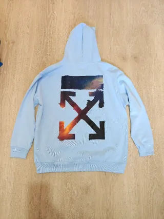 Sudadera Off White Azul