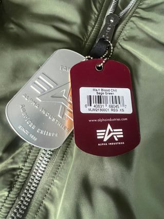 Cazadora Bomber Alpha Industries MA-1 Blood Chit