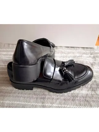 Mocasines Zara Mujer Negros
