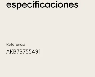 Mando a distancia TV LG Original