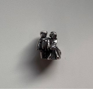 Charm de plata pareja de novios
