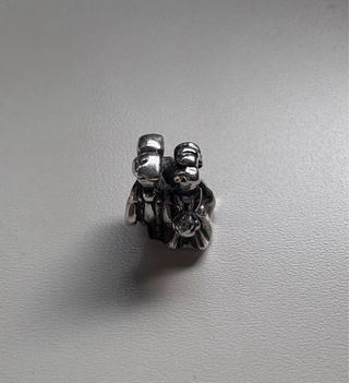 Charm de plata pareja de novios