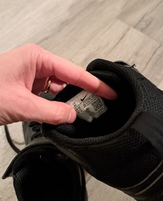 Scarpe Nike Air nere, misura 36