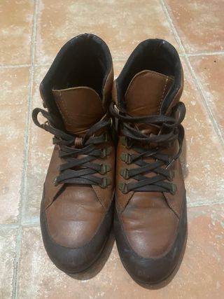 Botas de piel marrones talla 41