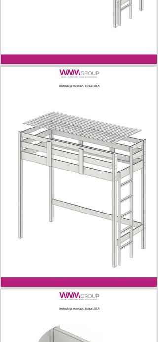 Litera alta WNM GROUP madera blanca