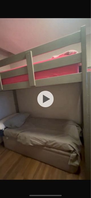 Litera alta WNM GROUP madera blanca