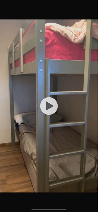 Litera alta WNM GROUP madera blanca