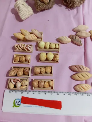 Miniature presepe banco del fornaio