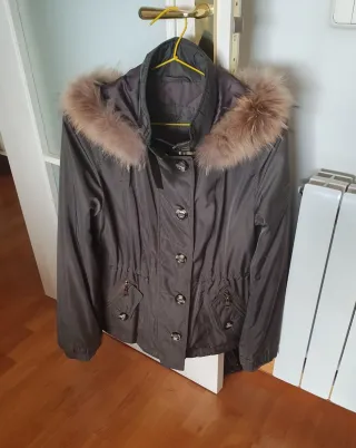 Chaqueta Parka Pedro del Hierro Verde Talla M