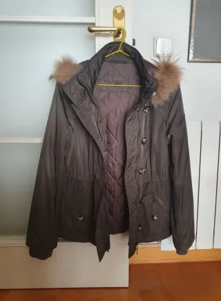 Chaqueta Parka Pedro del Hierro Verde Talla M