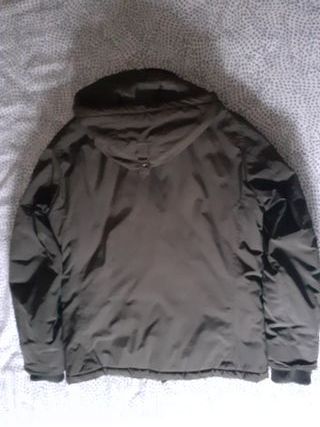Parka Valecuatro con capucha verde talla L