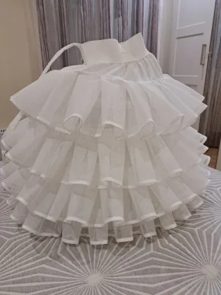 Can-Can Traje Fallera Blanco