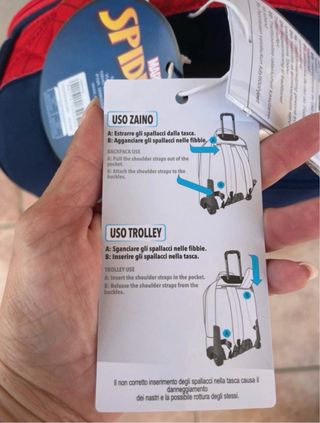 Zaino Seven Spider-Man con ruote