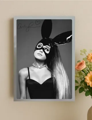 Quadro Ariana Grande dangerous woman autografo