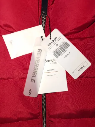 Chaqueta REVERSIBLE (negra o roja) mujer