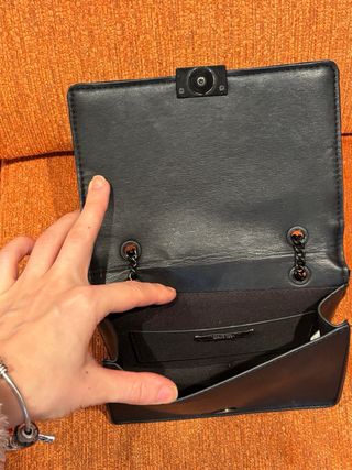 Bolso mini cadena Pull&Bear negro