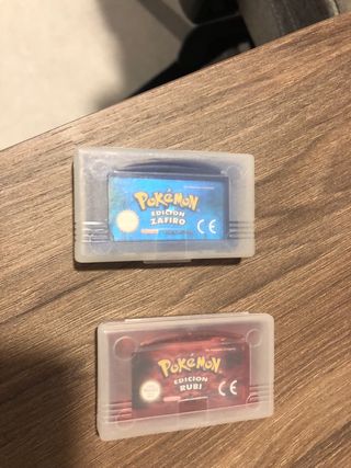 Pokemon Zafiro y Rubí GBA