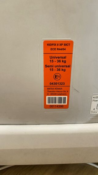 Silla Britax Römer Kidfix XP SICT Roja