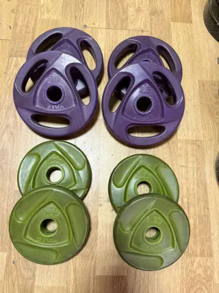 Discos de pesas ZIVA 2.5kg y 1.25kg
