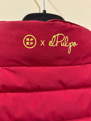 Chaleco acolchado rojo. El Pulpo. 2XL